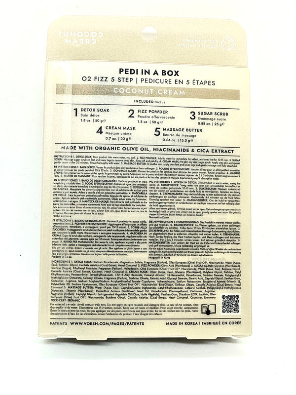 At Home Pedi in a Box- Coconut Cream 5 Step