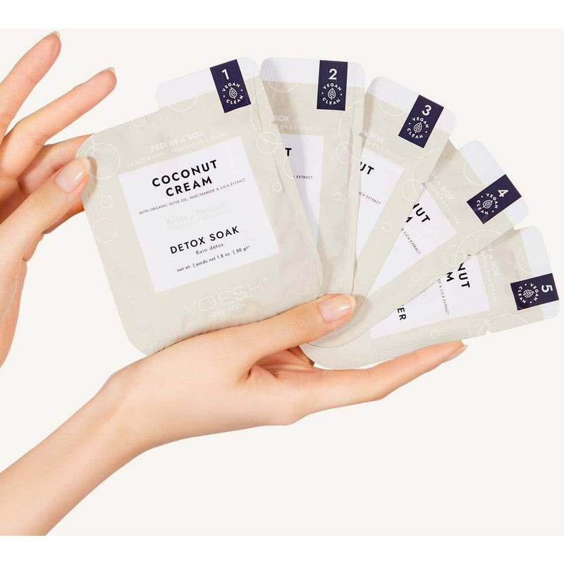 At Home Pedi in a Box- Coconut Cream 5 Step