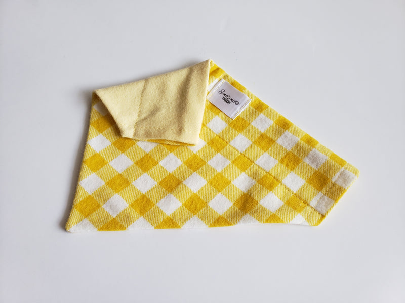 Spring and Summer Gingham Over the Collar Bandanas- for Dogs or Cats