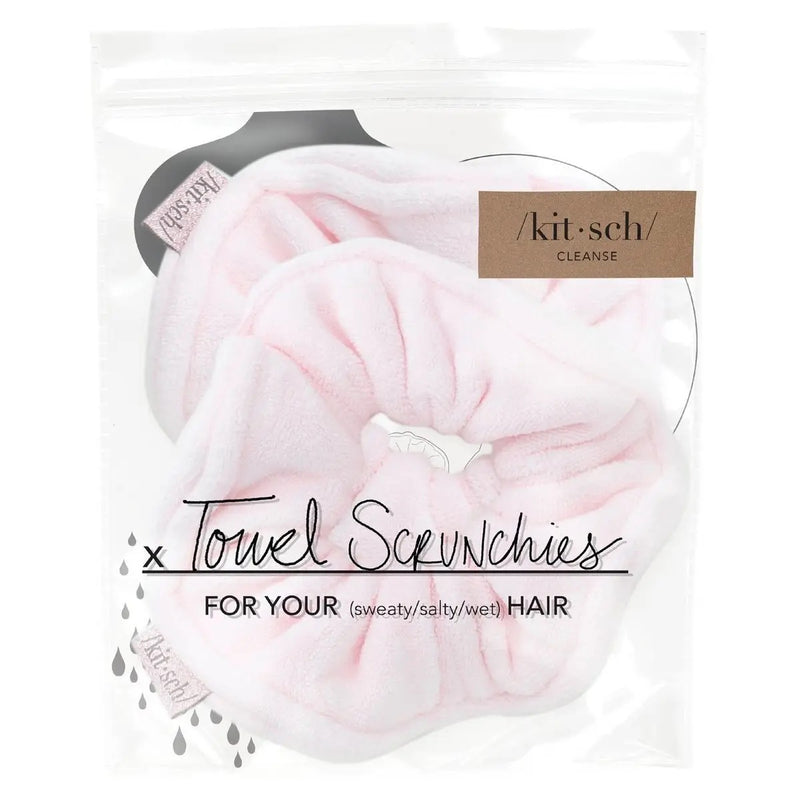 Microfiber Oversized Towel Scrunchies - Two Pack
