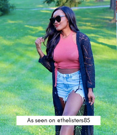 Cover Me in Lace | Black Lace Bathing Suit Cover Up